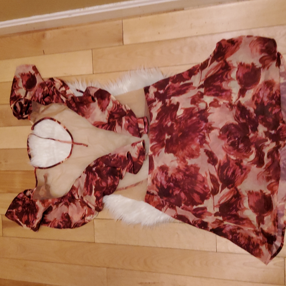 🍋For Love and Lemons Wild Roses Mini Dress - Picture 11 of 13